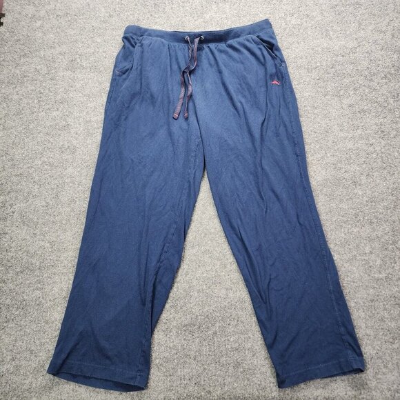 Tommy Bahama Men's Sweatpants Blue Loungewear Size XL Drawstring 229901 - Picture 1 of 12